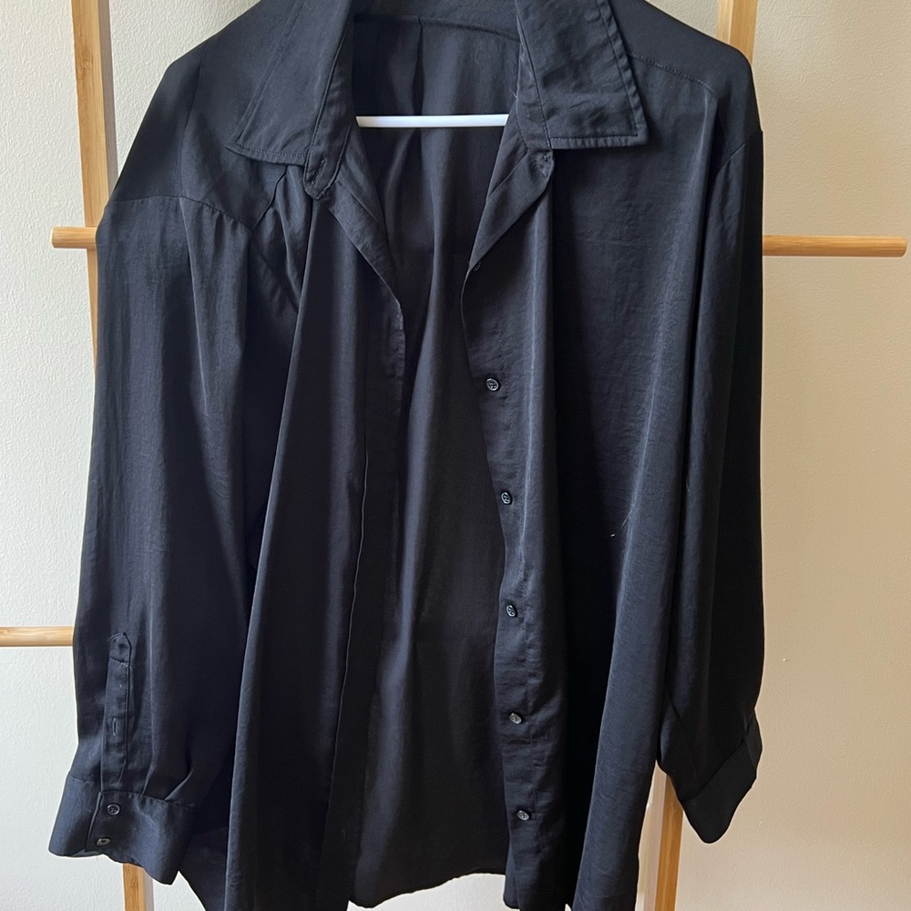 Banana Republic Factory Oversized Silky Shirt